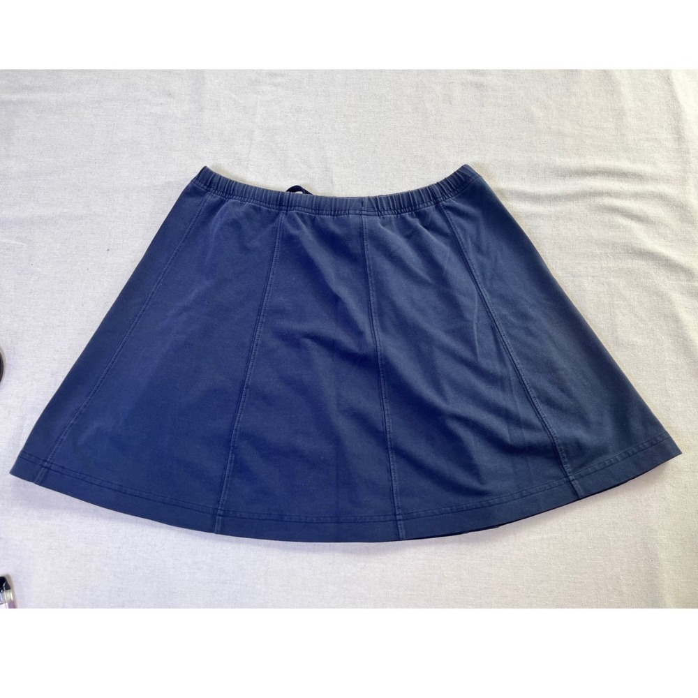 Vintage 90s Nike Court Tennis Skirt Navy Blue sz L 12-14 Mini Tennis Pickleball - Picture 6 of 9
